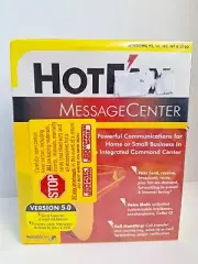Hotfax Message Center 5 PC CD send & receive faxes communications command tools
