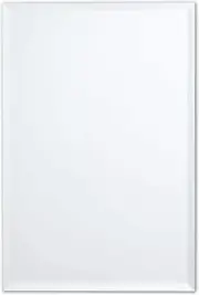 Better Bevel Frameless Rectangle Mirror, 20" X 28" Bathroom Wall Mirror W/Bevele