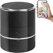 LVBOAT - 32GB HD1080P Camera in Bluetooth Speaker, WiFi Nanny Camera, Wireless Security Cameras for Home Office, Shop, Motion Activated 240° Viewing Angle,