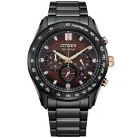 在飛比找momo購物網優惠-【CITIZEN 星辰】Chronograph系列 光動能三