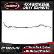 Redback 3" Exhaust No Muffler & cat for Mazda BT-50 UN 3.0L 11/06-10/11