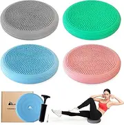 METEOR Wobble Cushion - Balance Disc, Stability Disc, Wobble Seat, for Core Strength, Balance Training, Sensory Kids, Dog Training, and Office Sitting