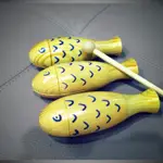 魚型木魚/木魚/奧福樂器/木魚/高低音木魚/