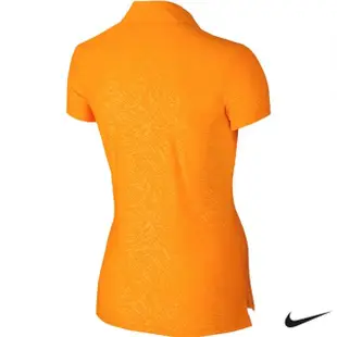 【NIKE 耐吉】Nike Golf 女運動機能POLO衫/高爾夫球衫 橘 725631-868