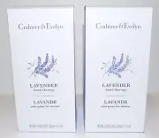 LOVELY NIB PAIR OF CRABTREE & EVELYN LAVENDER 3.5 OZ HAND THERAPY