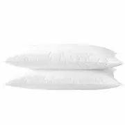 Ultra Thin Flat Soft Bed Pillows King Size Set of 2 Pack for Sleeping 20"x36"...