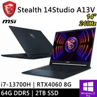 在飛比找ETMall東森購物網優惠-微星 Stealth 14Studio A13VF-021T