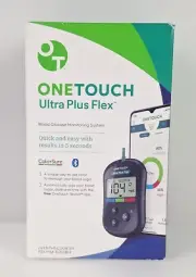 One Touch Ultra Plus Flex Meter Blood Glucose Monitoring System Sugar Diabet NEW