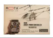 OPEN BOX Motatoy 6036 Smartphone Controlled Helicopter FOR IPHONE, IPAD, ETC!