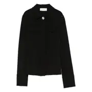 [Sportmax] Sportmax Point-collar Jacket XS BLACK