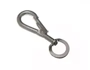5Mm 3/16 Inch Bzp Steel Snap Spring Clip Carbine Hook To Swivel hook PACK 2