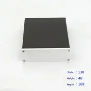 Aluminum Chassis DIY DAC Amplifier Audio Shell Class A Case Size W130 H40 D169mm