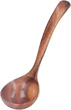 Wooden Ladle, Wooden Soup Spoon, Wood Soup Ladle Serving Spoons with Long Handle Spoons for Cooking Serving Spoon Long Handle Large Ladles for Cooking(L)