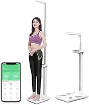Body Fat Measurement Device, Body Height Weight Scale, 440lbs/200kg Capacity & 80-195CM Height Scale Range