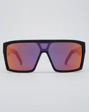 [Unit] Unit Men's Command Polarised Sunglasses in Black/Purple/Orange Polar One Size Black/Purple/Orange Polar
