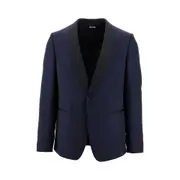 [ZEGNA] ZEGNA Wool and mohair tailored suit Man 54 54 Blue
