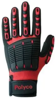 BM Polyco MULTI-TASK E SPECIAL PURPOSE GLOVES 1-Pair Nylon BLACK- Size 9 Or 10