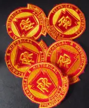 Lot of 10 Embroidered Railroad Uniform Patches PRR Technical Historical Society