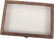 ULTECHNOVO 1Set Wooden Insect Display Case with Clear Window Vintage Specimen Box for Bug Collection Multi Functional Storage for Dried Flowers Jewelry Hanging Design for Easy Access