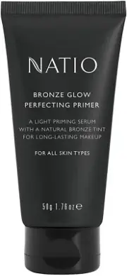 Natio Australia Bronze Glow Perfecting Primer 50G - Silky Priming Serum for Smoo