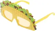[FRCOLOR] Funny Party Sunglasses Sandwich Shaped Eyewear Costume Eyeglasses Dress Photo Booth Props for Birthday Wedding Party Favors