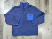 Polo Ralph Lauren Mens Mock Fleece Sweater Large Long Sleeve Pullover