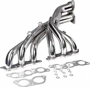 Xuanqingyi Store Stainless Steel Exhaust Header Manifold 01-05 Compatible with Lexus Compatible with IS300 3.0L Compatible with 2JX-GE Compatible with DOHC