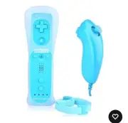 2PACK~Built-in Motion Plus Wii Remote & Nunchuck Controller Nintendo Wii / Wii U