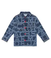 [Marc Jacobs Kids] Marc Jacobs Kids Logo denim jacket Y 3 blue