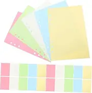 COHEALI A5 Loose-leaf Binder Refills Notebook Refill Paper Planner Inserts Binder Paper Inserts