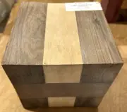LARGE EXOTIC LAMINATED CUBE BOWL BLANK LATHE TURNING CUBE 6" X 6" X 6" C7