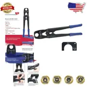 Quality PEX Pipe Crimper for 1-1/4 Inch Copper Rings - Ergonomic Grip Included