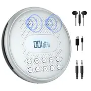 CD Player Portable, Rechargeable Portable CD Players for Car with Speakers, A...