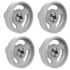 4 X Dishwasher Lower Bottom Basket Wheel Wheels For Baumatic BDW11 BDW13 BDW15