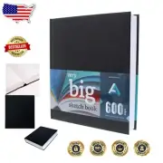 600-Page Art Journal in Bright White - Ideal for Sketching & Vision Boarding