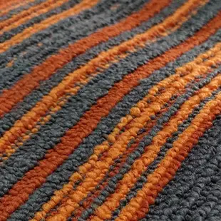 【山德力】奧維德地毯-東方橘120X178cm 耐磨高透氣