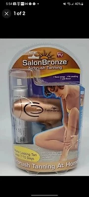 Salon Bronze At Home Airbrush Tanning Kit w Spray Gun & One 4.5 Oz Cartridge