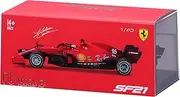 [Bburago] B18-36828L 1:43 F1 2021 Ferrari SF21 with Helmet Leclerc, Assorted Designs and Colours