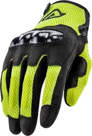 Acerbis Ramsey My Vented, gloves , color: Black/Neon-Yellow , size: M