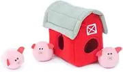 Zippy Paws ZP821 Zippy Burrow - Barn with Piglets, Interactive Toys