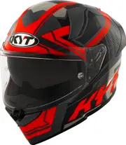 KYT R2R Octane, full face helmet , color: Grey/Black/Red , size: XS