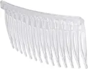 AUTSUPPL Hair Slide Comb 40 Pcs Side Hair Comb Decorative Hair Combs Wedding Veils Bridal Hair Accessories Clear Hair Combs Slides Teeth Hair Combs Curly Human Hair Wigs Curly Hair Accessories for Women