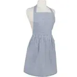 在飛比找遠傳friDay購物優惠-《NOW》經典雙袋圍裙(條紋藍) | 廚房圍裙 料理圍裙 烘