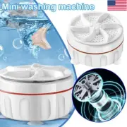Portable Washing Machine Ultrasonic Mini Washer with USB and Suction Cup Travel