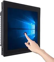 18.5 Inch Capacitive Touch Embedded Industrial Panel Computer with WiFi and RS232 Com (8GB RAM 256GB SSD, Core i3-6100U)
