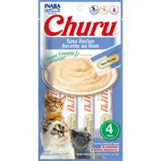 Inaba Cat Churu Meal Topper Treat - Creamy Tuna Recipe 24 x 14g Tubes