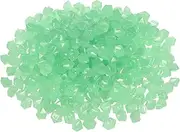 uxcell 800pcs Glow Rocks 10-15mm Glow Pebbles Decoration in The Dark Luminous Stones Decor DIY Decorative Green for Garden, Potted Plant, Fish Tank