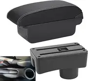 for T&oyota for Aygo Car Armrest Car Accessories Interior Details Storage Box Retrofit Parts Car Centre Armrest Glove Box(C3 NO USB)