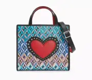 Brighton Fashionista Moody Blue Small Tote STYLE H3824G $420 NWT