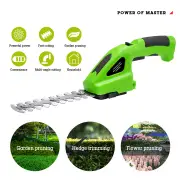 Small Convenient Electric Trimmer Pruning Shears Garden Lawn Hedge Rechargeable Cordless Fence Scissors Weeder Weeding M